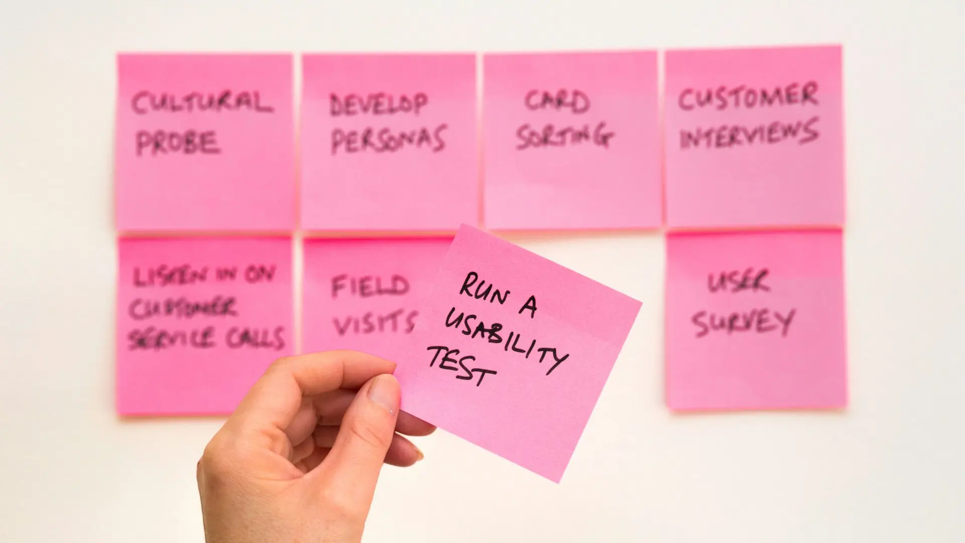 Usability post-its