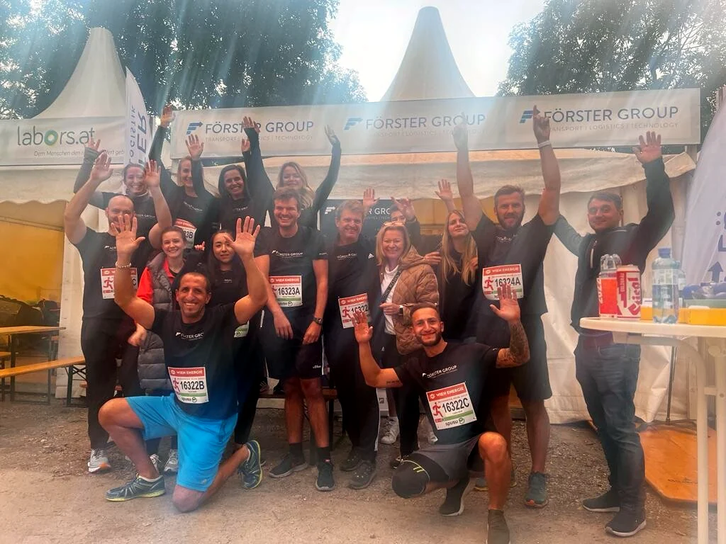 Das Team beim Business Run